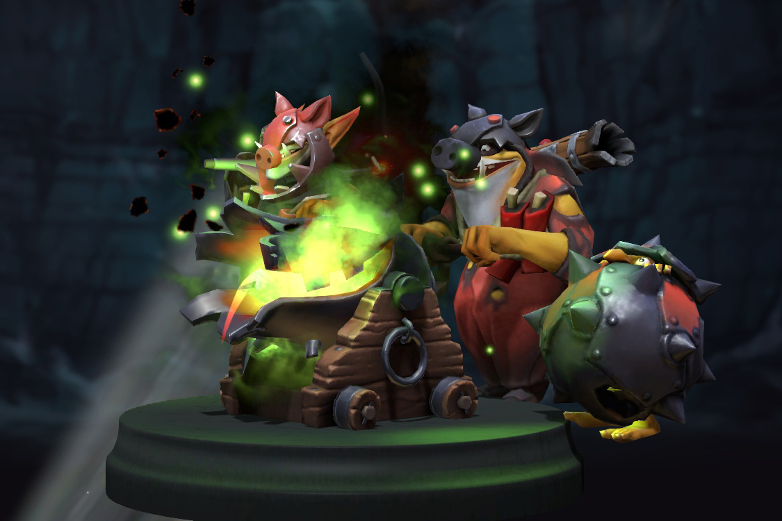 Techies - Bright Green Color For Techies Arcana