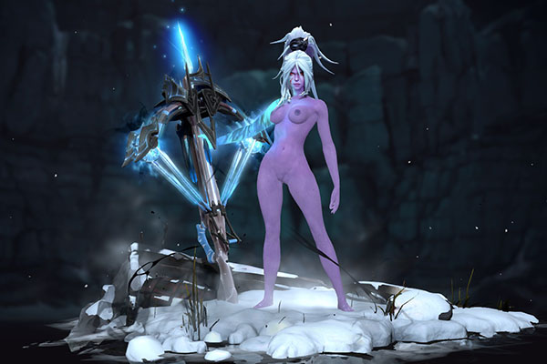 Drow ranger - Dread Retribution Without Armor Nsfw Edition