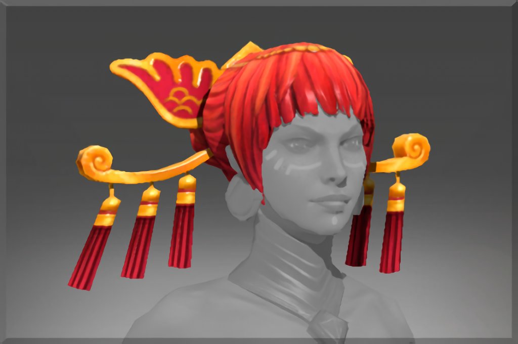 Lina - Headdress Of The Ember Crane