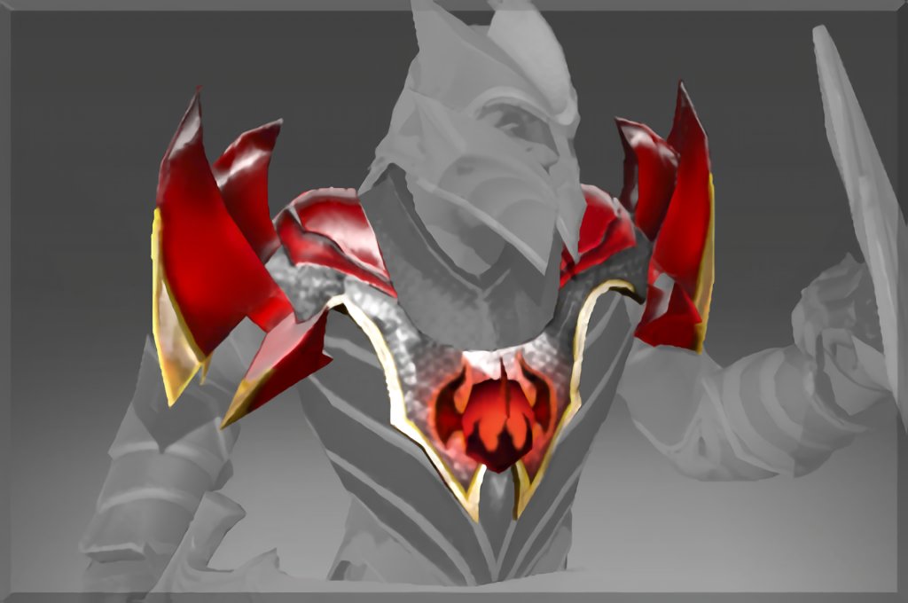 Dragon knight - Pauldrons Of The Blazing Superiority