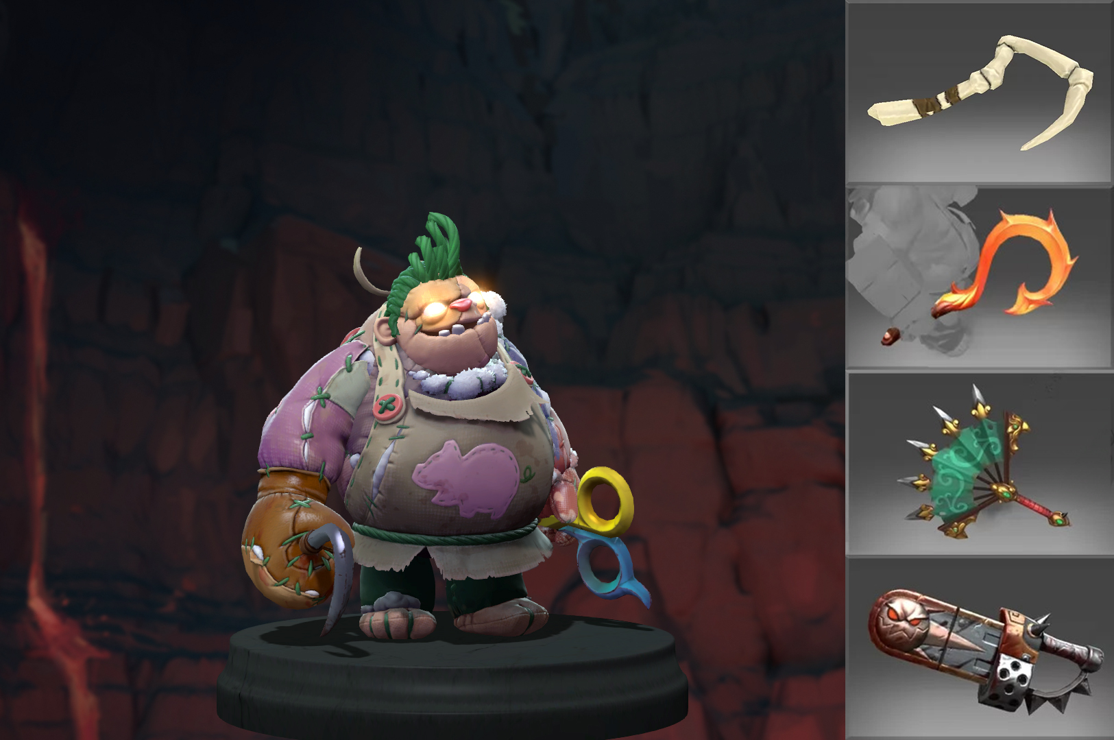Pudge - The Toy Butcher (you Can Add Hook And Offhand)